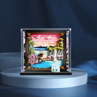 Display King -Acrylic display case with screw for LEGO® Japanese Cherry Blossom Landscape 31218
