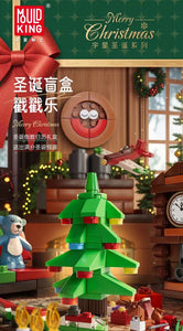 MOULD KING 10164 Christmas Countdown Calendar Blind Box Poke Fun with 694 Pieces