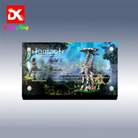 Display King - Acrylic display plaque for Lego Horizon Forbidden West: Tallneck 76989
