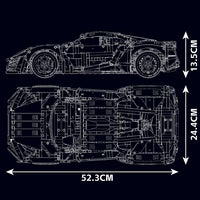 MOULD KING 13190 Lykan Hypersport With Motor with 4070 Pieces
