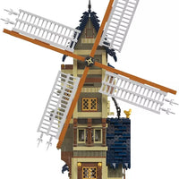 Mould King 10060 Streetview Medieval Windmill Building Technology Clamp Block