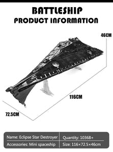 10368pcs MOULD KING 21004 Executor Star Dreadnought UCS Elipse Class