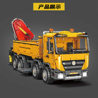 MOULD KING 17050 Actros Self-Loading Crane With Motor with 4012 Pieces
