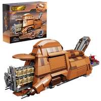 MOC Factory 89104 Duck Troop Transport – MTT with 1286 Pieces
