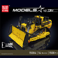 MOULD KING 15084 Bulldozer With Motor with 1508 Pieces
