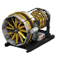 MOULD KING 10141 Aircraft Engine With Motor with 2256 Pieces
