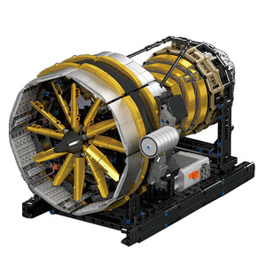 MOULD KING 10141 Aircraft Engine With Motor with 2256 Pieces