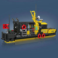 MOULD KING 10080 Norwegian Multi-Functional Lifeboat with 462 Pieces
