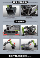 SEMBO 705113 Zoomlion Excavator with 1039 Pieces
