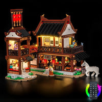 Brick Shine GC Light Kit for LEGO® Ancient Moon-Gazing Inn 80121
