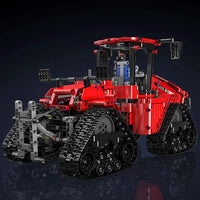 MOULD KING 18020 Pneumatic Crawler Tractor With Motor with 1698 Pieces
