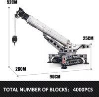 Mould King 17002 Cranes Building Kits 4000 Pieces with Motor/APP Remote Control
