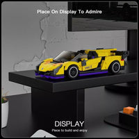 Mould King Speed Champion 27053 Veneno Car with Acrylic Display Case 365pcs
