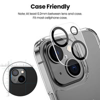 Kinglas Back Camera Lens HD Tempered Glass+Black Circle
