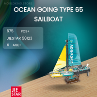 JIESTAR 58123 Ocean Going Type 65 Sailboat with 675 Pieces
