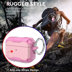 Shockproof Robot Armor Hard Plastic Case for AirPods 4