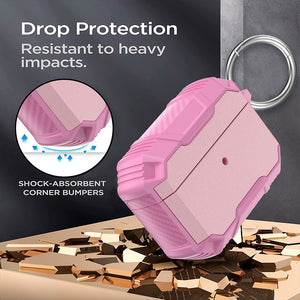 Shockproof Robot Armor Hard Plastic Case for AirPods 4