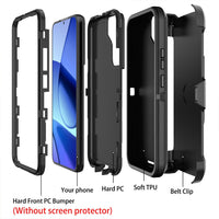 Shockproof Robot Armor Hard Plastic Case with Belt Clip for Samsung Galaxy