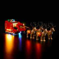 Brick Shine - Light Kit for LEGO® 40499 Santa's Sleigh
