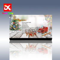 Display King - Acrylic display plaque for Lego Santa's Sleigh 40499
