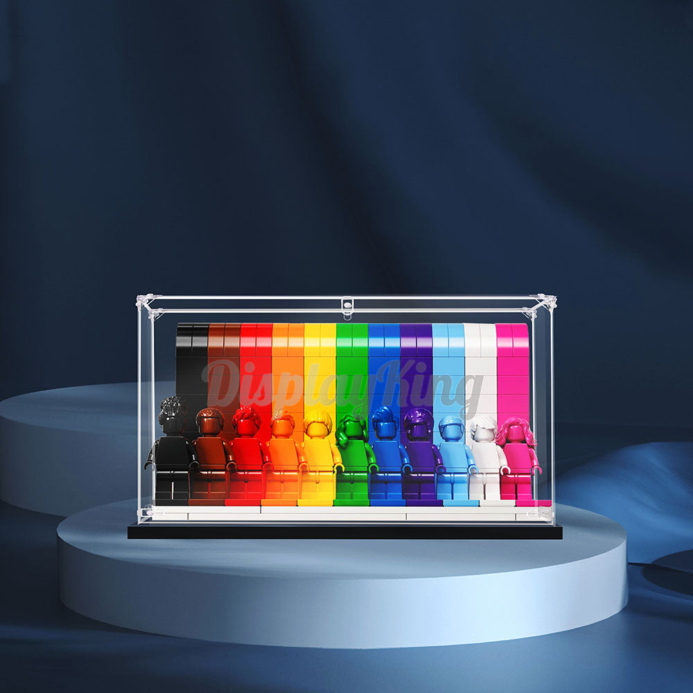 Display King - Acrylic display case with screw for LEGO® Everyone is Awesome 40516
