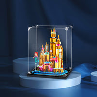 Display King - Acrylic  display case with screw for LEGO® Mini Disney Ariel's Castle 40708
