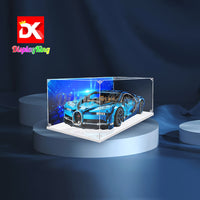 Display King - Acrylic display case with screw for LEGO® Bugatti Chiron 42083