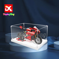 Display King - Acrylic display case with screw for LEGO® Ducati Panigale V4 R 42107
