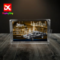 Display King - Acrylic photo frame for Lego Dom's Dodge Charger 42111
