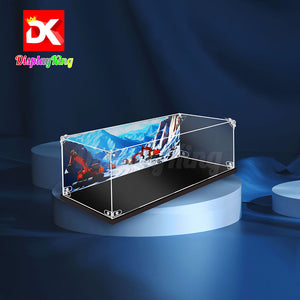 Display King - Acrylic display case with screw for LEGO® 6x6 Volvo Articulated Hauler 42114