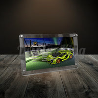 Display King - Acrylic photo frame for Lego Lamborghini Sian FKP 37 42115
