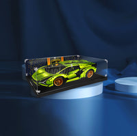 Display King - Acrylic display case with screw for LEGO® Lamborghini Sián FKP 37 42115
