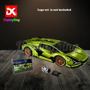 Display King - Acrylic photo frame for Lego Lamborghini Sian FKP 37 42115