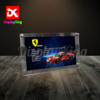 Display King - Acrylic photo frame for Lego Ferrari 488 GTE "AF Corse #51" 42125