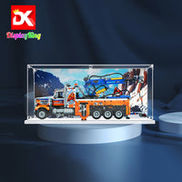 Display King - Acrylic  display case with screw for LEGO® Heavy-duty Tow Truck 42128