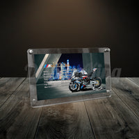 Display King - Acrylic photo frame for Lego BMW M 1000 RR 42130
