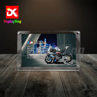 Display King - Acrylic photo frame for Lego BMW M 1000 RR 42130
