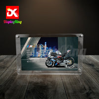 Display King - Acrylic photo frame for Lego BMW M 1000 RR 42130
