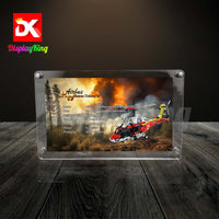 Display King - Acrylic photo frame for Lego Airbus H175 Rescue Helicopter 42145