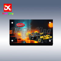 Display King - Acrylic display plaque for Lego Bugatti Bolide 42151
