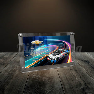 Display King - Acrylic photo frame for Lego NASCAR Next Gen Chevrolet Camaro ZL1 42153