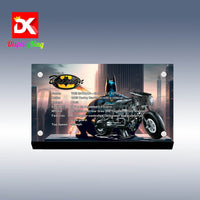 Display King - Acrylic display plaque for Lego The Batman -BATCYCLE 42155
