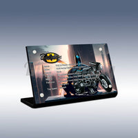 Display King - Acrylic display plaque for Lego The Batman -BATCYCLE 42155
