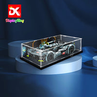 Display King - Acrylic  display case  for LEGO®PEUGEOT 9X8 24H Le Mans Hybrid Hypercar 42156