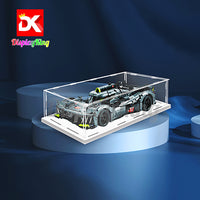 Display King - Acrylic  display case  for LEGO®PEUGEOT 9X8 24H Le Mans Hybrid Hypercar 42156