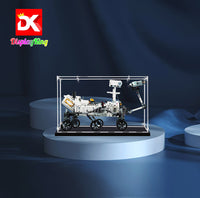 Display King - Acrylic display case for LEGO® Mars Rover Perseverance 42158 3mm Thickness dust-Free and Crystal Clear Display case with Screw
