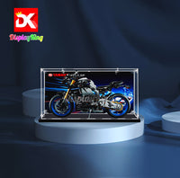 Display King - Acrylic display case for LEGO® Yamaha MT-10 SP 42159 3mm Thickness dust-Free and Crystal Clear Display case with Screw
