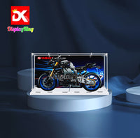 Display King - Acrylic display case for LEGO® Yamaha MT-10 SP 42159 3mm Thickness dust-Free and Crystal Clear Display case with Screw
