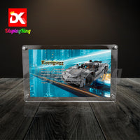 Display King - Acrylic photo frame for Lego KoenigseggJesko Absolut Grey Hypercar 42173
