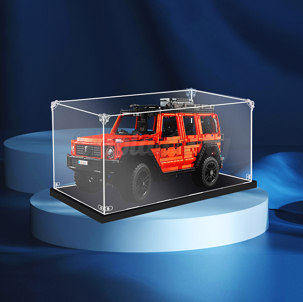 Display King - Acrylic display case with screw for LEGO® Mercedes-BenzG 500 PROFESSIONAL Line 42177